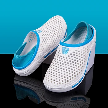 

Men women sandals 2020 Summer Sandals Fashion Hollow Outdoor Breathable Beach Slippers Flip Flops EVA Massage Slippers Sandals