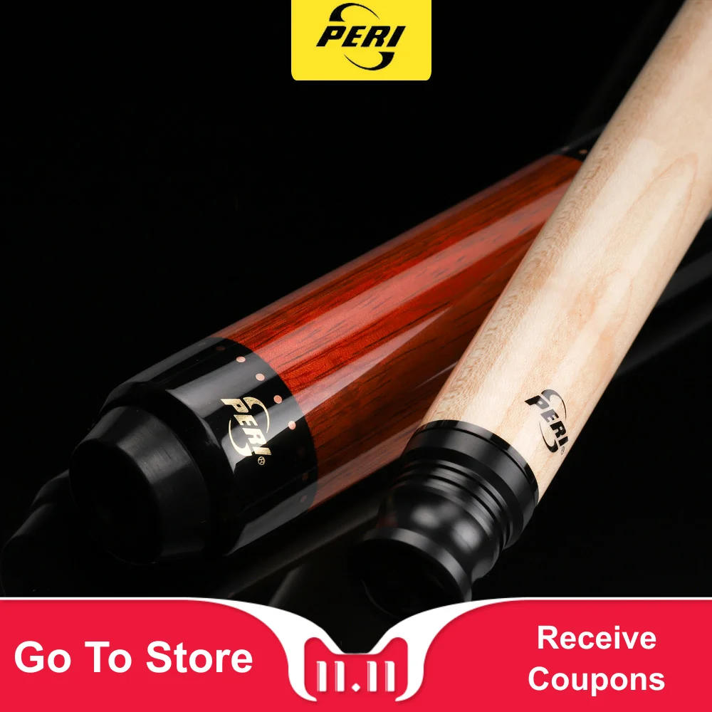 

PERI PCC-02 Carom Billiard Cue Stick Kit With Gift 12mm Tip Hard Maple High-end Carom Cue for Champion Professional Athlete 2019
