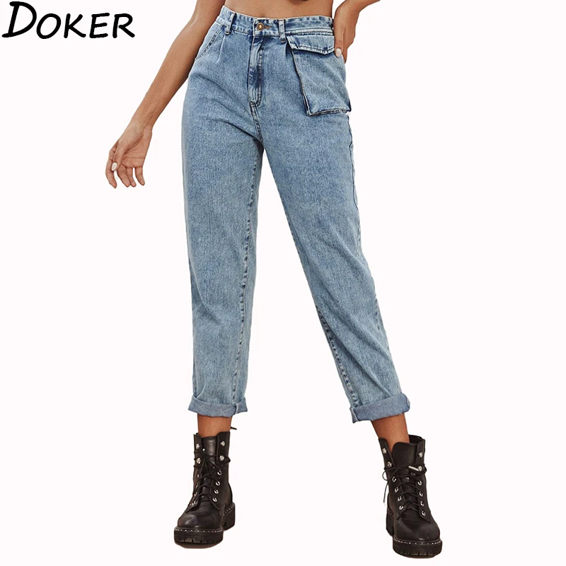 2020 New High Waist Jeans Women Vintage Light Blue Woman Pants Casual Full Length Mom Straight Jeans Boyfriend Jeans For Women 2020 New High Waist Jeans Women Vintage Light Blue Woman Pants Casual Full Length Mom Straight Jeans Boyfriend Jeans For Women