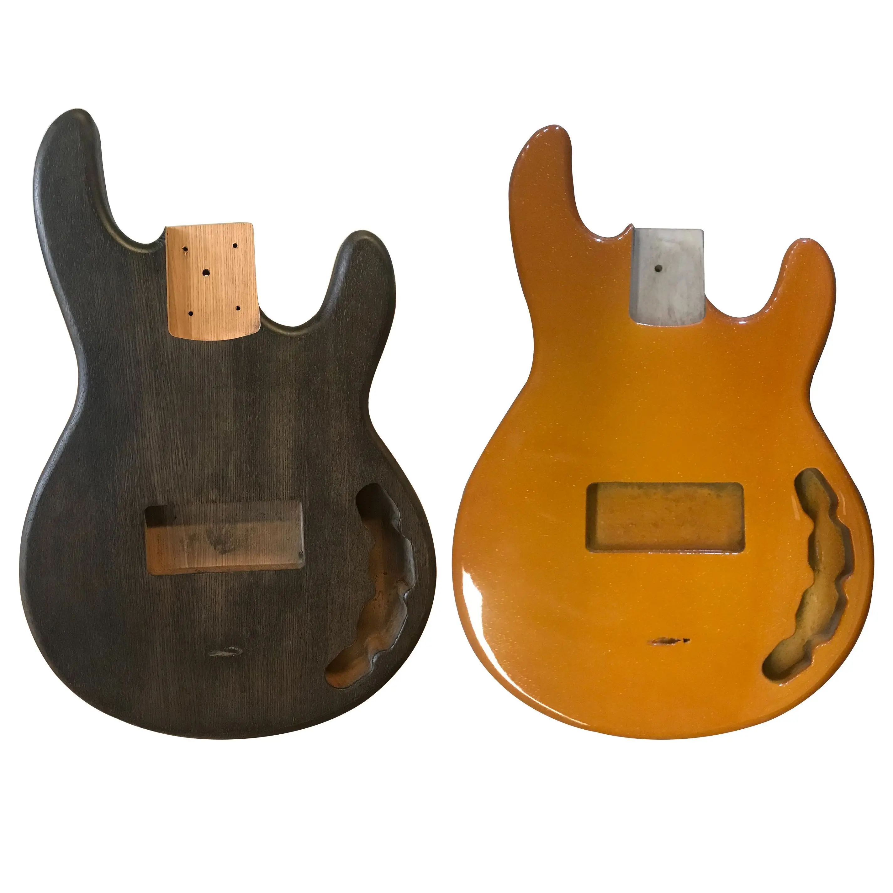 High Quality Ash Wood Electric Bass Guitar Body Unfinished St Bass