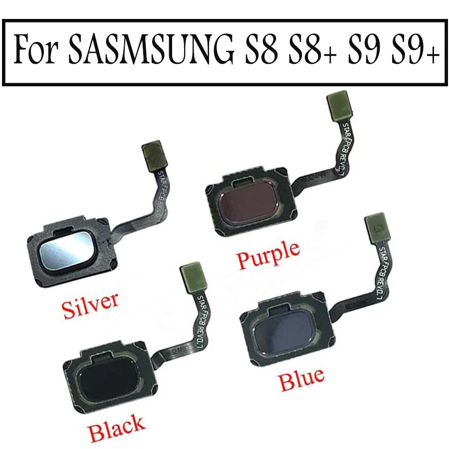 

Touch ID For Samsung s8 S9 Home Menu Button Flex Cable Ribbon Replacement Parts For Samsung S9 plus s8 plus Fingerprint Sensor