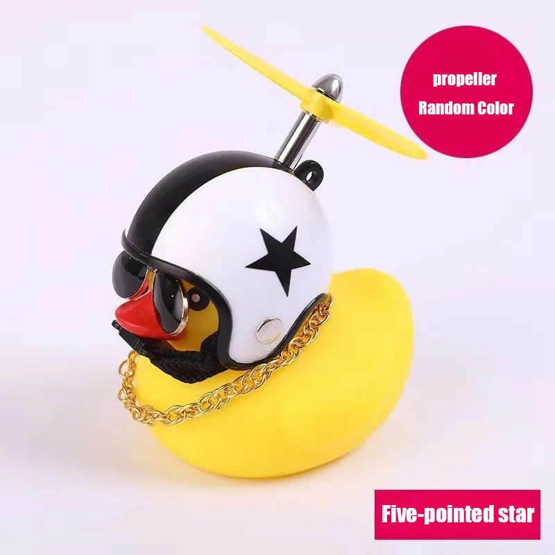 Klaxon Vélo Canard Avec Hélice - Décoration Amusante Pour Guidons Enfants Et Adultes