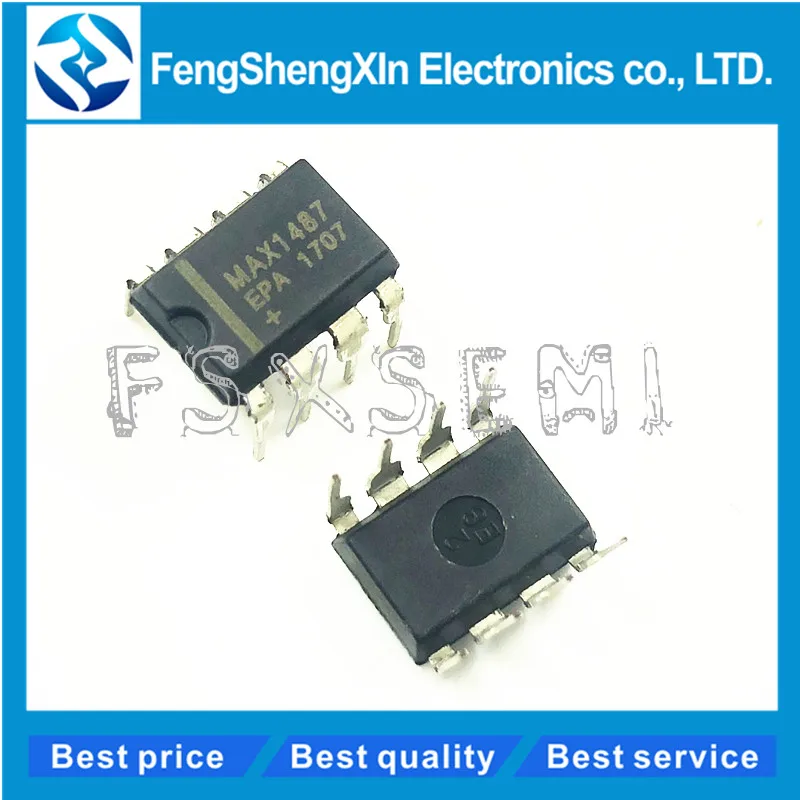 10 шт./партия новые MAX1487EPA MAX1487 DIP-8 низкая мощность, Slew-Rate-Limited RS-485/RS-422 трансиверов
