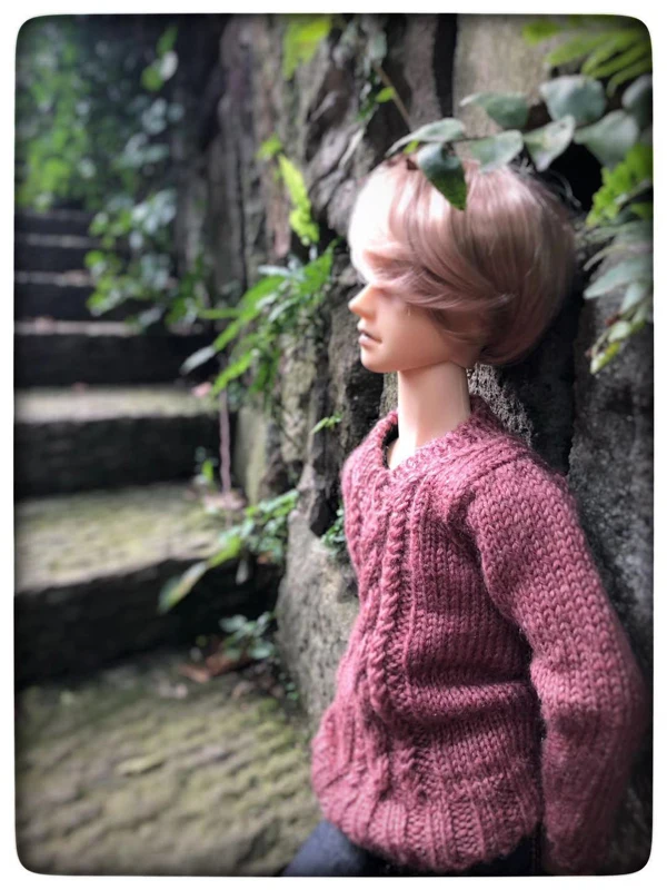1/4 1/3 масштаб BJD Кукла Одежда ручной работы свитер для BJD/SD аксессуары ID72 HID, не включены кукла, обувь, парик и другие A0824 - Цвет: Розовый