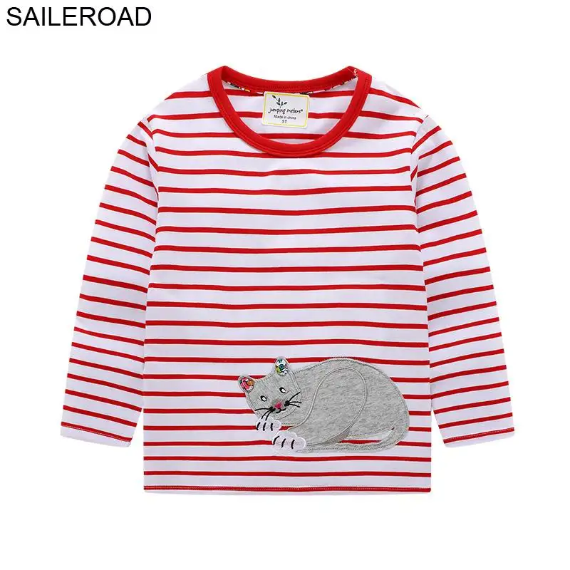 7050 SAILEROAD/осенние Топы для мальчиков с изображением От 2 до 8 лет, машины, пожарной машины, Осенние футболки с длинными рукавами для мальчиков детская футболка для малышей с изображением Тао хлопковая одежда для малышей - Цвет: 7050