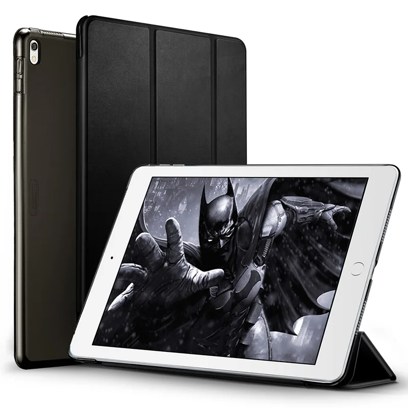 Mysterious Black ESR Yippee цветной Чехол для iPad Pro 10," из искусственной кожи прозрачный Ультратонкий чехол-светильник для задней панели - Цвет: Mysterious Black