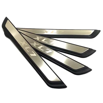 

For Suzuki XL7 2020 2021 Stainless Door Sill Scuff Plate Kick Guard Pedal Threshold Step Protector Trim Cover Car Accessories