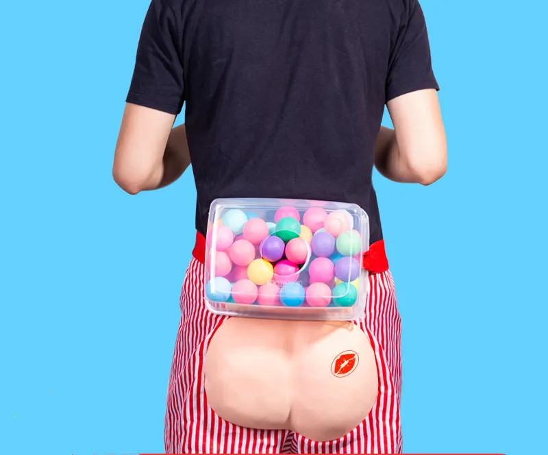 Thicken Box Pant Set Twerking, Спортивная игрушка, забавная затычка, игрушки для игр на открытом воздухе, для хип-танцев, коробка с шариками, для свадебной вечеринки, игры, сборная игра, Детская сенсорная игрушка - Цвет: Thicken Box Pant Set