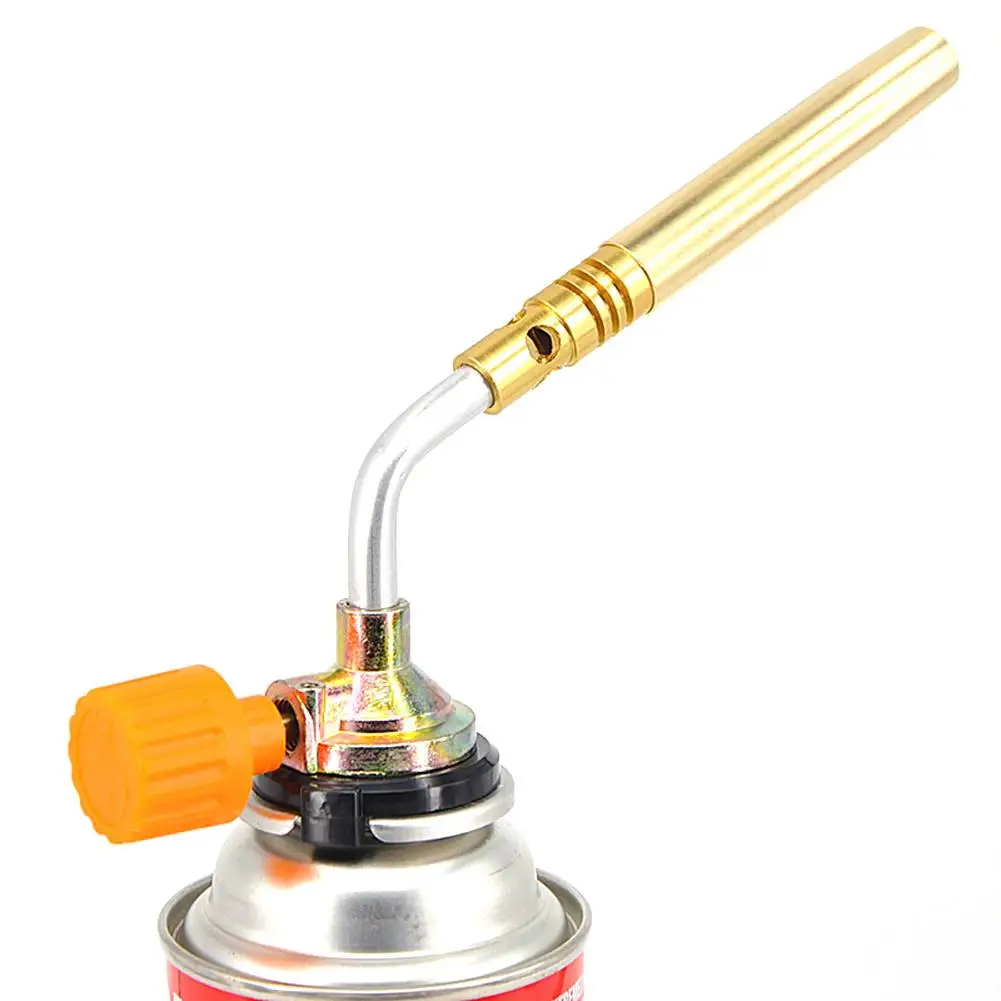 Outdoor Butane Flame Welding Torch Jet Burner Camping Picnic Heating Grill Barbecue Baking Tools