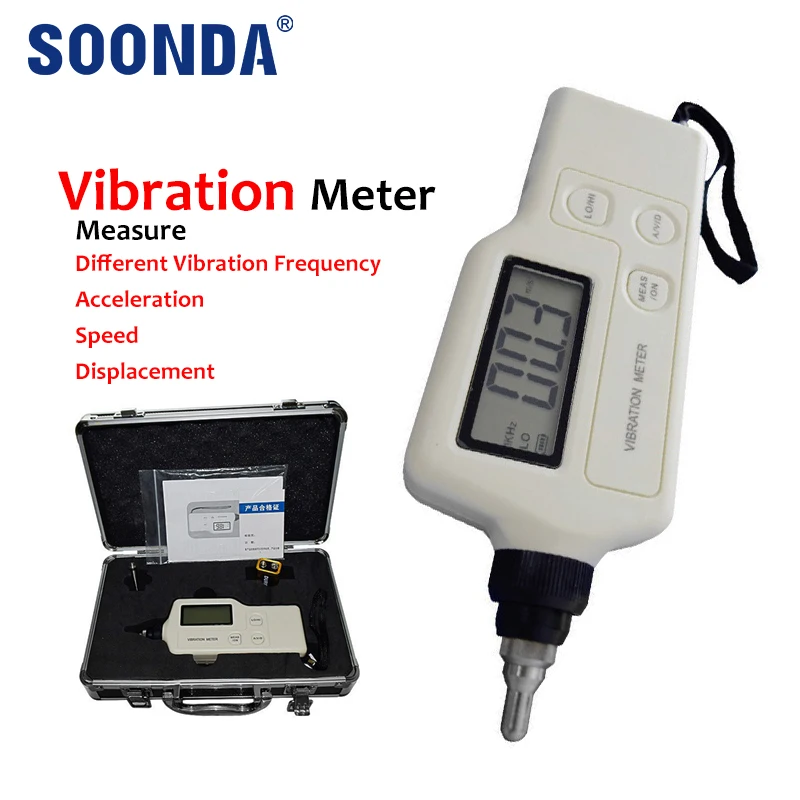 Vibration Meter Digital Precision Split Type Acceleration Handheld