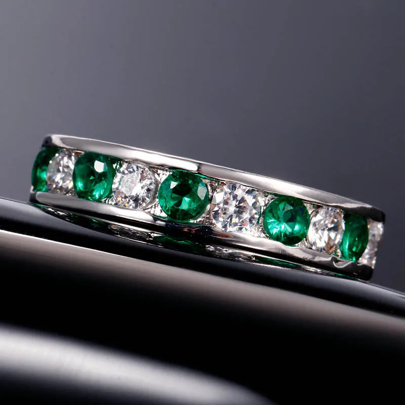 Bague Ringen, изумрудное кольцо для женщин, серебро 925, ювелирное изделие с драгоценными камнями, аксессуар индивидуального персонажа, подарок для влюбленных на годовщину