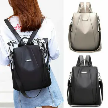 

Women Casual Leather Backpacks Small Travel Shopping Bags sac a dos