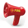 Fire Fighting Megaphone for Kids Pretend Firemen Portable Hand Speaker Toys New 1