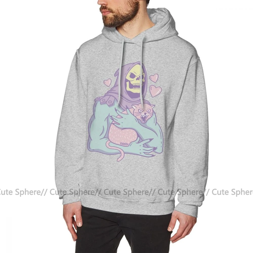 Мастера Вселенной Толстовка Skeletor S cat толстовки открытый красный пуловер Толстовка мужская больше размера хлопок длинные популярные толстовки