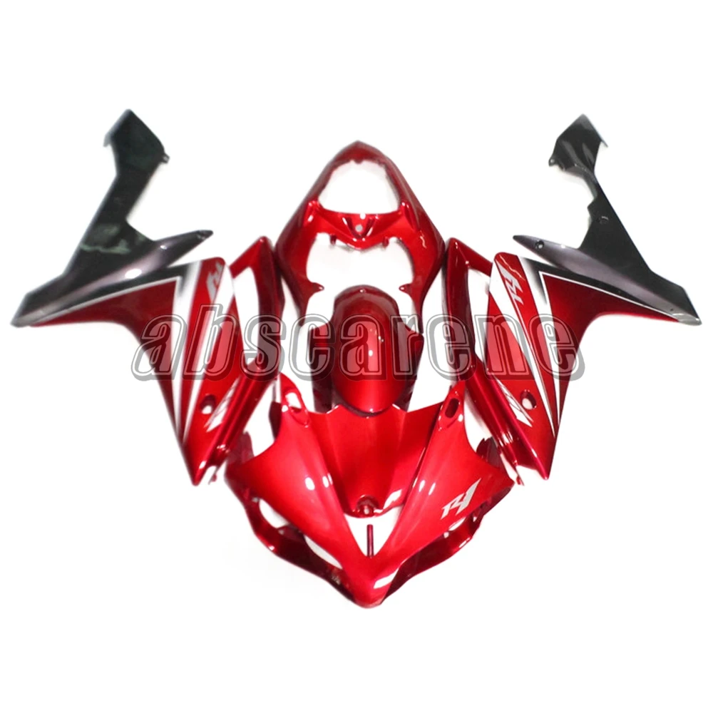 ABS пластик полный обтекатель комплект для Yamaha YZF1000 R1 2007 2008 YZF R1 07 08 инжекторный Кузов мотоцикла-конфеты красный матовый черный
