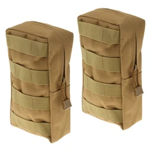 Тактический MOLLE модуль утилитарный подсумок в стиле милитари, сумка для аксессуаров, светло-коричневый