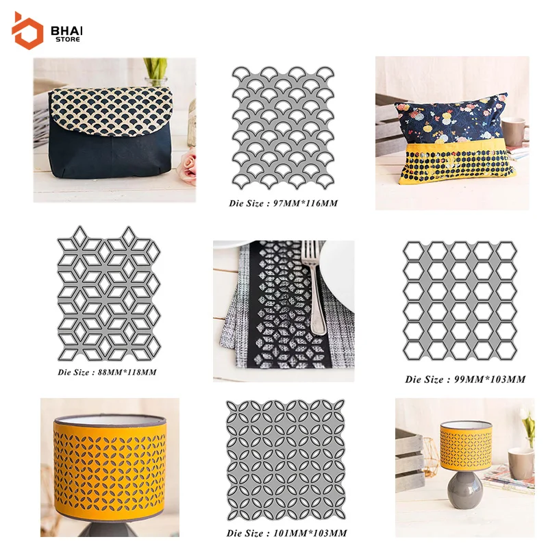 

2021 New Christmas Hollow Pattern Metal Cutting Dies for Scrapbooking Craft Stencil DIY Album Template Decorative Crafts