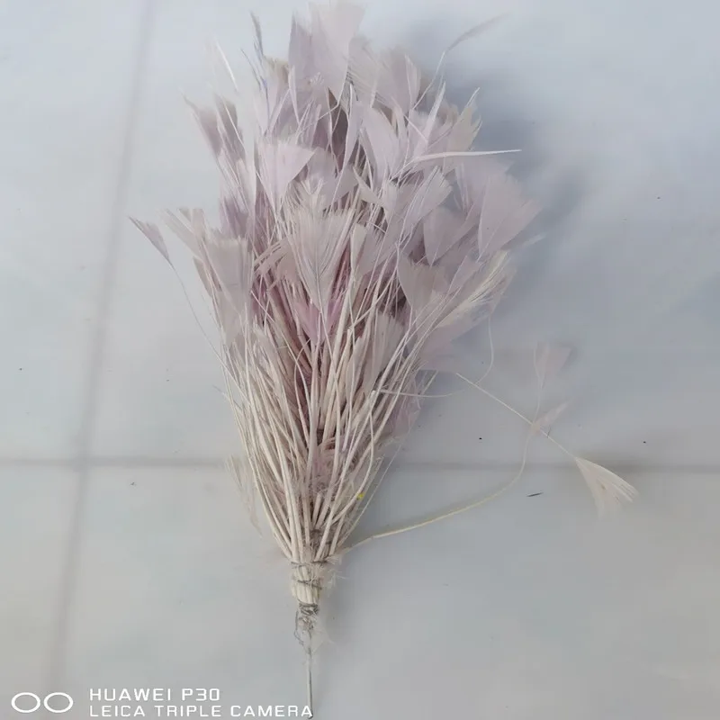 Light purple 1 пучок красивые индейки featherприблизительно 30 см свадебные корсажи Перья Ремесло для головного убора Свадебные украшения Аксессуары - Цвет: Light purple