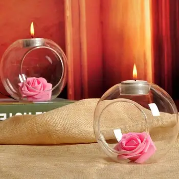 

Crystal Glass Clear Global Creative Candle Candlestick Night Light Candle Holder Bedroom Wedding Bar Home Room Decoration