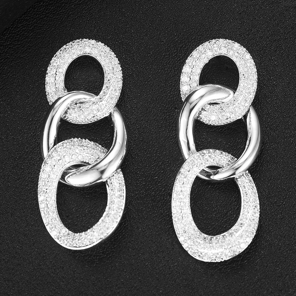 GODKI богемные Винтажные серьги с кисточками для женщин модные геометрические круглые серьги циркон крест, серьги ювелирные изделия
