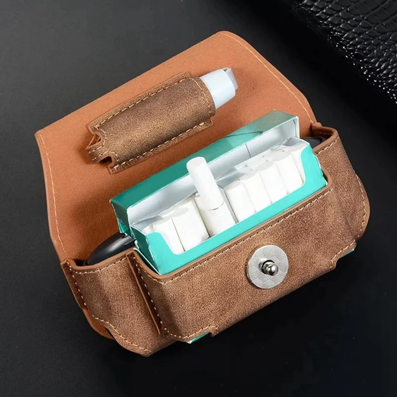 Чехол для хранения электронных сигарет для IQOS 3 чехол сумка защитный держатель Чехол кошелек чехол для IQOS из искусственной кожи чехол