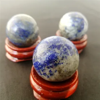 

10-20MM Drop Shipping Natural Lapis Lazuli Stone Ball Blue Quartz Crystal Sphere Stone Healing Decor Natural Stones and Minerals