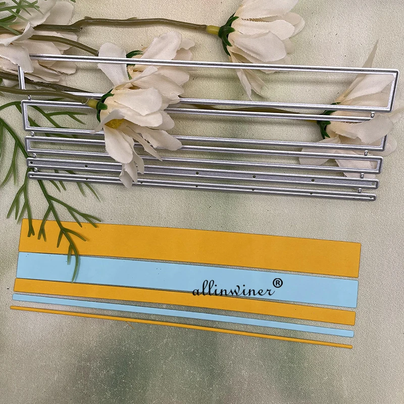 

Прямоугольная полоса рамка металлические штампы трафареты для «сделай сам» Скрапбукинг декоративное тиснение ручная работа штамповочный шаблон