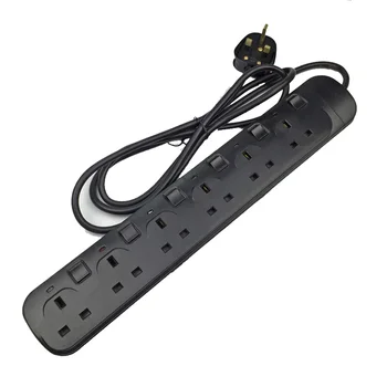 

2M Extension Cord Socket 13A 230V UK Plug Power Board Power Socket Power Adapter With Independent Switch