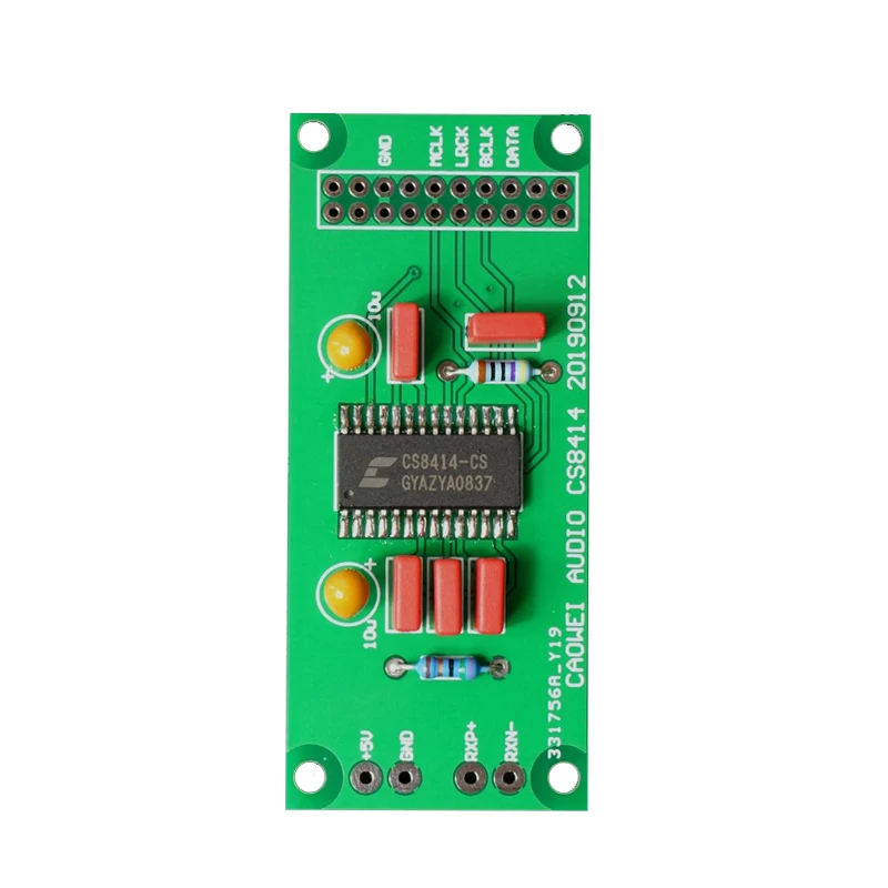 Coaxial do Receptor Digital de Lusya Giratória do cd Cs8414 para a Saída de Sinal Khz para Receber o Sinal T1079 da Plataforma Placa Coaxial I2s 96 - Image 2