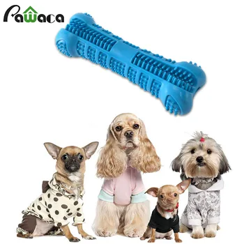 

Dog Toothbrush Stick Dogs Chew Toys Teeth Brushing Cleaning Mouth Silicone Dental Oral Care Bone Stick Pet Molar Toy for Puppy