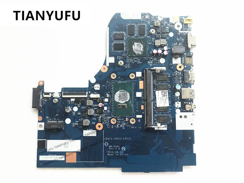 Для lenovo 510-14IKB 310-14IKB Материнская плата ноутбука CG413 CG513 CZ513 NM-A981 I5-7200U GT920M 2G материнская плата протестированная работа