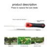 SK4 Steel Pruning Saw Mini Hand Saw with A Replaceable Blade Small Tooth Bonsai Saw Woodwork Craft Tools Hand Tools 2
