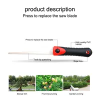 SK4 Steel Pruning Saw Mini Hand Saw with A Replaceable Blade Small Tooth Bonsai Saw Woodwork Craft Tools Hand Tools 2