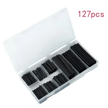 

127Pcs Car Electrical Cable Heat Shrink Tubing Wrap Sleeve 7 Sizes Assorted UD88