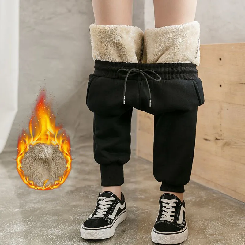

2019 Autumn Women Gym Sweatpants Workout Fleece Trousers Black Thick Warm Winter Female Sport Pants Running Pantalones Mujer