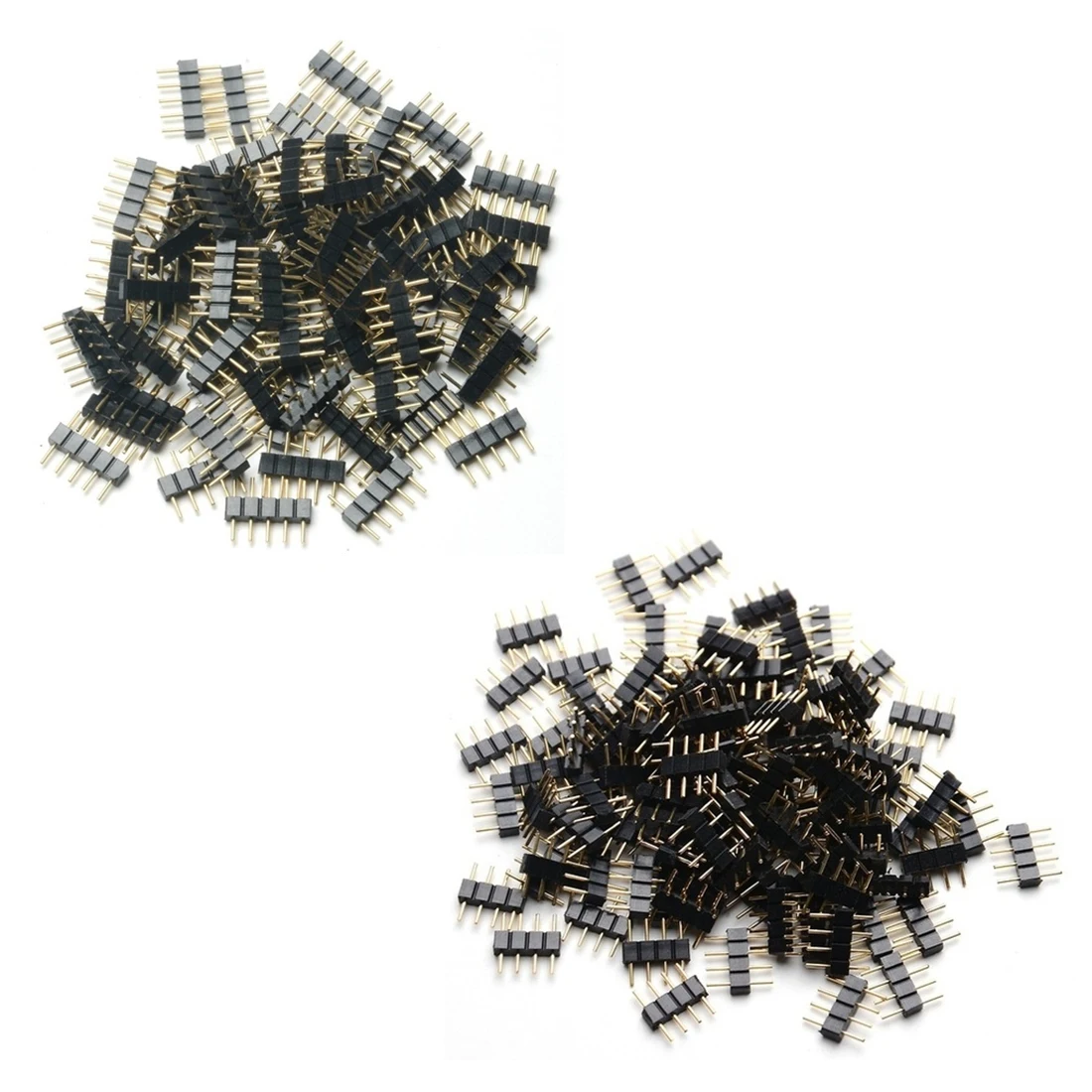 Хороший светодиодный аксессуары 4 Pin/5 pin RGB Разъем адаптер штырь иглы мужской тип