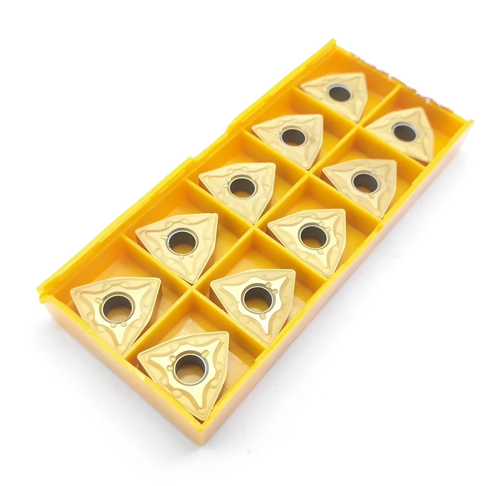 

10pcs / Set CNC External Turning Tool Lathe Cutter CNC Blade Coated Cemented Carbide Cutting Tools Peach WNMG080408-MA UE6020