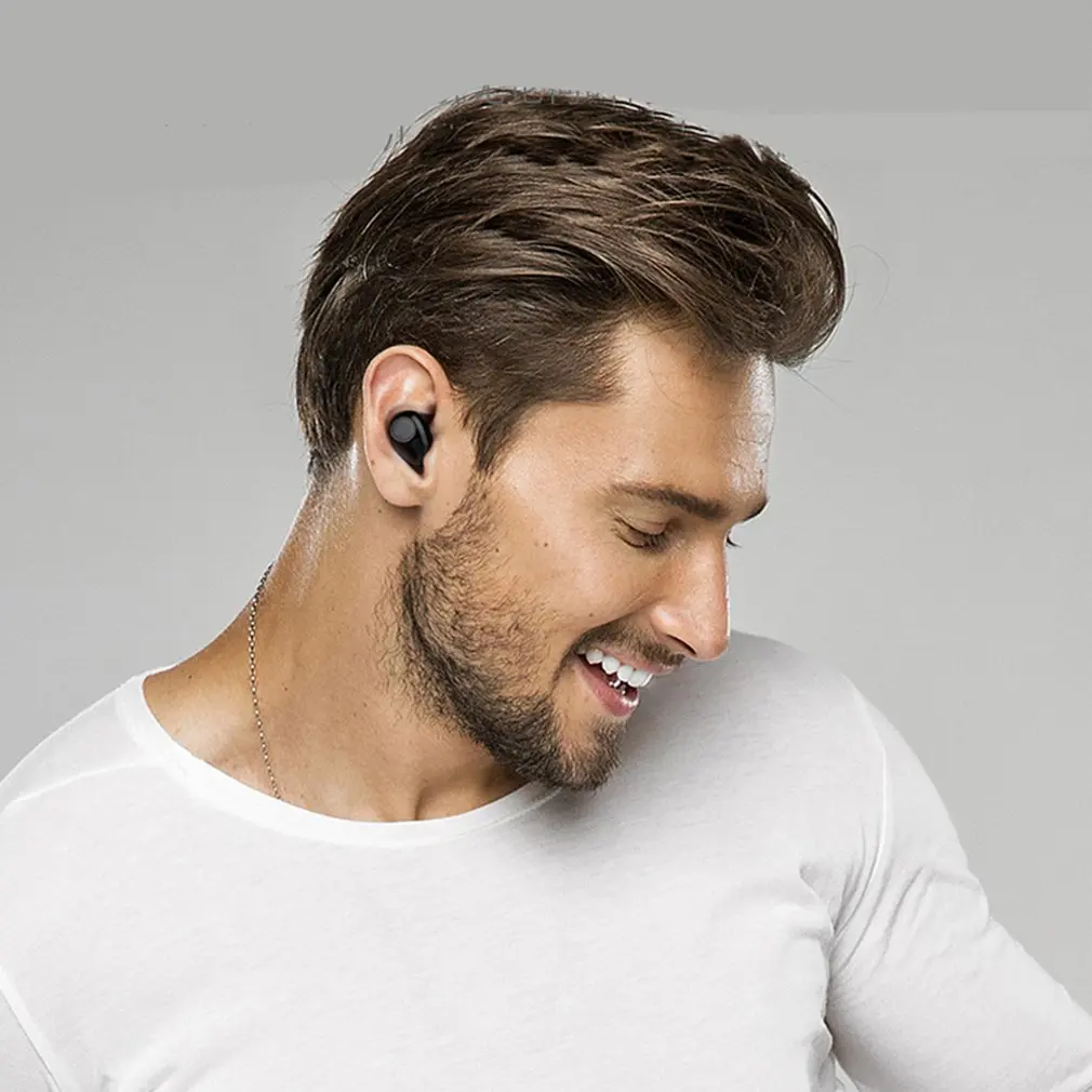 X20 Ultra Mini Wireless Single Earphone Small Wireless 4 Hours Music Play Button Control Earbud With Charge Case