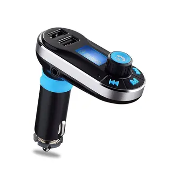 

Car Kit MP3 Player FM Transmitter Auto BT66 AUX Wireless Car Modulator Radio 2 USB Car Charger Remote Control
