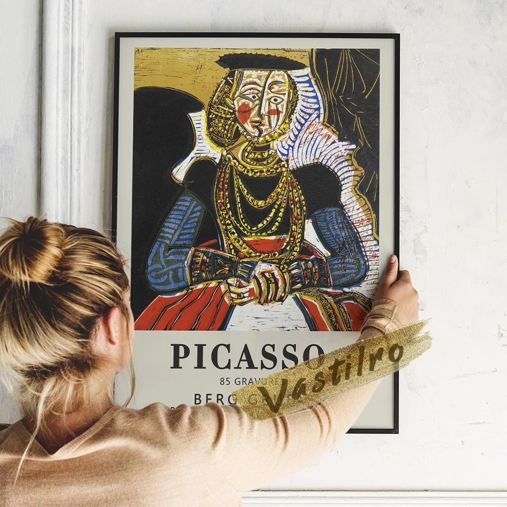 ピカソ 【読書する女の顔】大型額装 【公式通販】