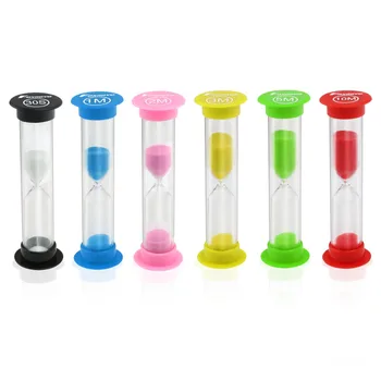 

6 Colors 30sec / 1min / 2min / 3mins / 5mins / 10mins Colorful Hourglass Sandglass Sand Clock Timers Party Gifts