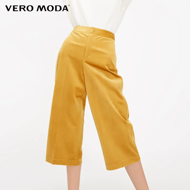 Vero Moda женские осенние зимние вельветовые широкие брюки | 31846J518