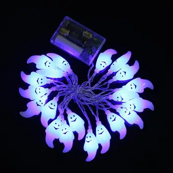 

2M 20pcs Halloween Led String Light Ghost Decorative Lights Outdoor Indoor Party Bar Festival Halloween Decoration