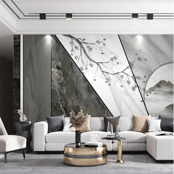 

Modern light luxury stone wood grain curtains 3D Window Curtain For Living Room Bedroom Drapes Cortinas Customized size