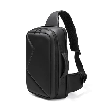 

OZUKO Men Crossbody Bag 12.5 inch iPad Large Capacity Waterproof Messenger Shoulder Bag Chest Pack Business Sling Bags for Male