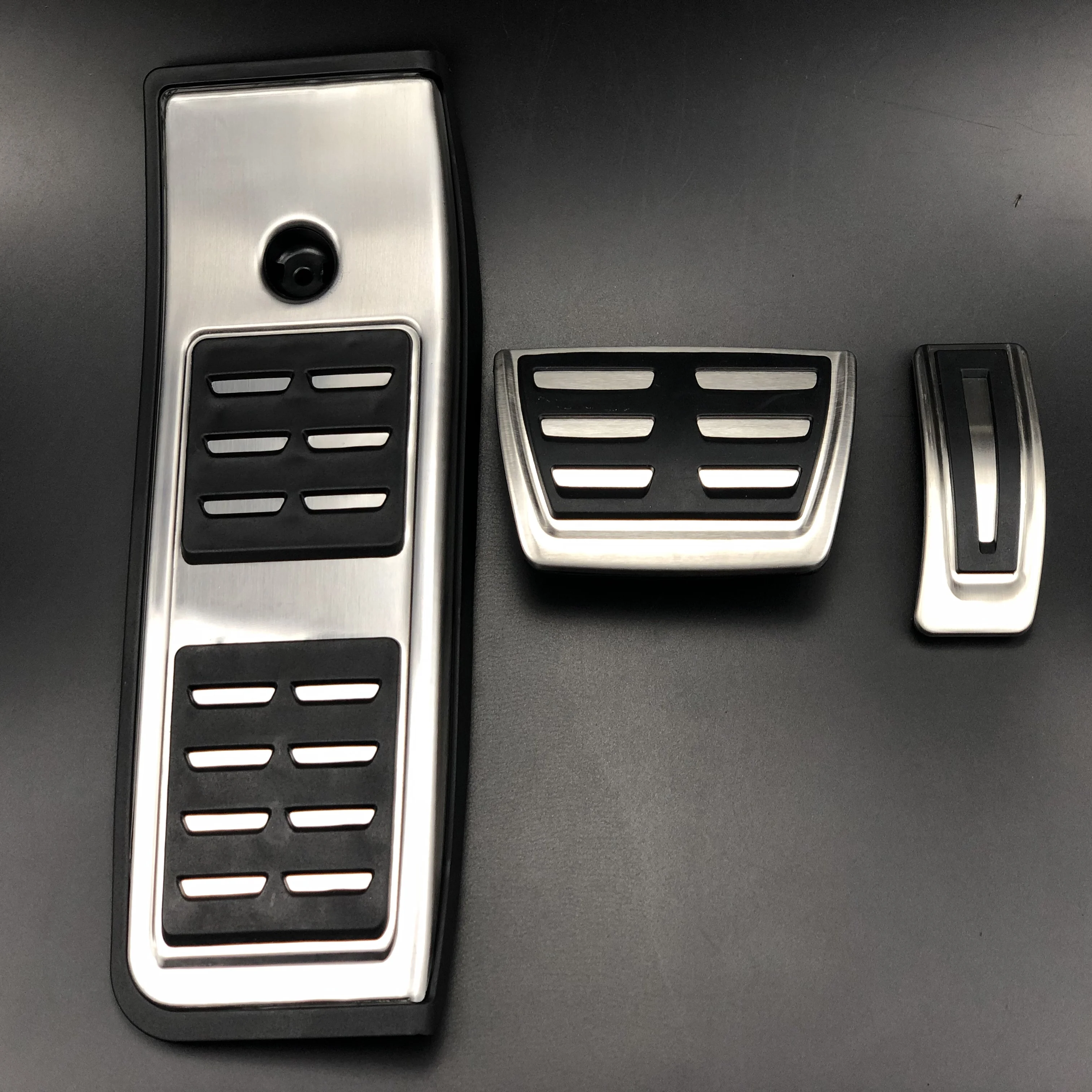 Original Edelstahl Pedale + Fußstütze Stütze SET für Audi A6 S6 4F C6 +  Avant