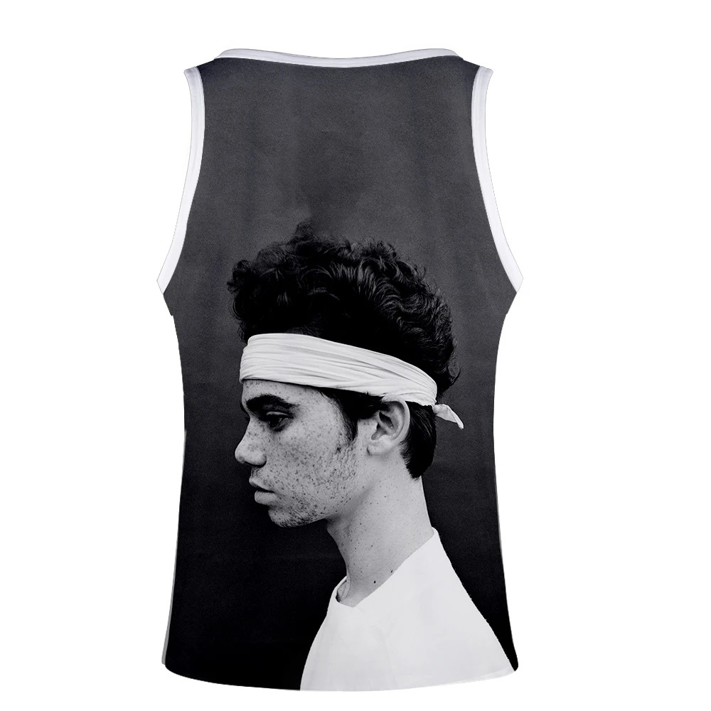 Cameron Boyce, новинка, 3D принт, новинка, круглый вырез, удобные, летние топы, модные, хип-хоп, крутые, без рукавов, топы