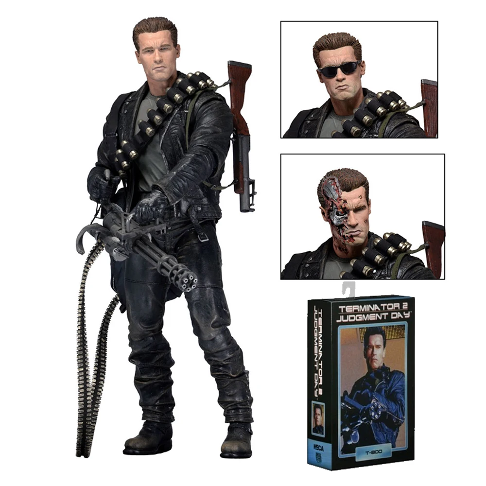 17cm NECA The Terminator 2 T-800 Action Figure Pescadero Judgment Day Hospital Doll PVC Model Toy