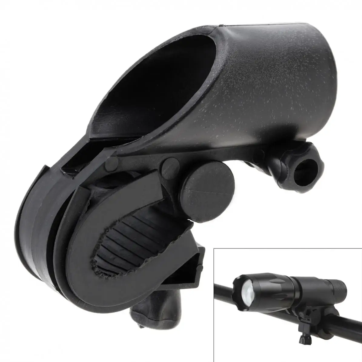 Bicycle Light Holder Lamp Clip LED Flashlight Torch Clamp Mount Bracket | Лампы и освещение