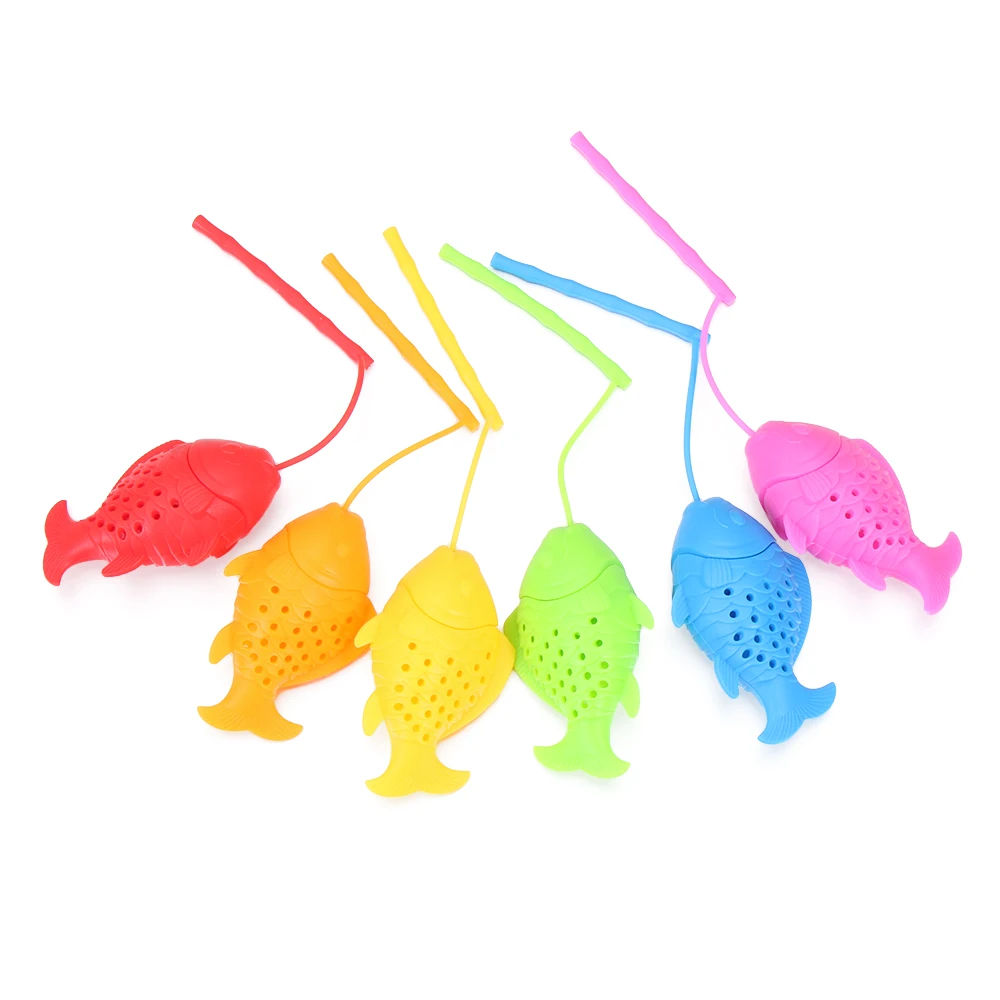 Creative Teapot-Shape Tea Infuser Strainer Silicone Tea Bag Leaf 17 He6f928834abe482587fea0af8b97bc5dE